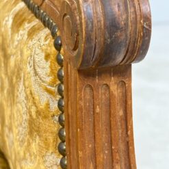 Medinio rėmo fotelis su gobelenu 85x72x112 cm, 44 cm