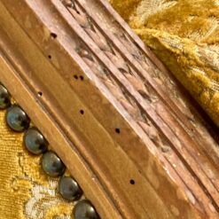 Medinio rėmo fotelis su gobelenu 85x72x112 cm, 44 cm