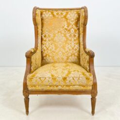 Medinio rėmo fotelis su gobelenu 85x72x112 cm, 44 cm