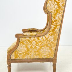 Medinio rėmo fotelis su gobelenu 85x72x112 cm, 44 cm