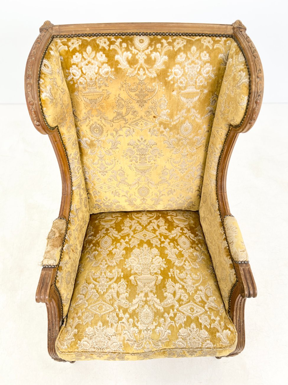 DR0219-foteliai-5 Medinio rėmo fotelis su gobelenu 85x72x112 cm, 44 cm