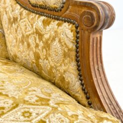 Medinio rėmo fotelis su gobelenu 85x72x112 cm, 44 cm