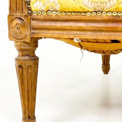 Medinio rėmo fotelis su gobelenu 85x72x112 cm, 44 cm