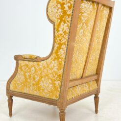Medinio rėmo fotelis su gobelenu 85x72x112 cm, 44 cm