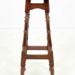 Ąžuolinės baro taburetės su eko oda 2 vnt. komplektas 32x31x79 cm