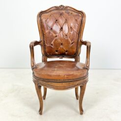 360° sukamas riešutmedžio rėmo krėslas su oda 69x58x104 cm, 47 cm