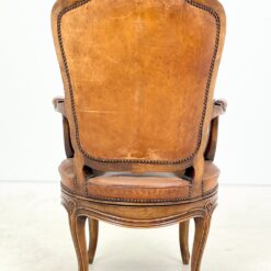 360° sukamas riešutmedžio rėmo krėslas su oda 69x58x104 cm, 47 cm