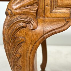 Ąžuolinis išskleidžiamas valgomojo stalas 99,5×147,5+(2×65)x77 cm