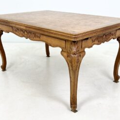 Ąžuolinis išskleidžiamas valgomojo stalas 99,5×147,5+(2×65)x77 cm