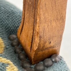 Riešutmedžio krėslas su gėlių raštų gobelenu 64x62x88 cm, 44 cm