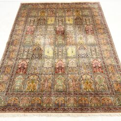 Šilkinis rankų darbo kilimas "Kashmir" 342x252x0,4 cm