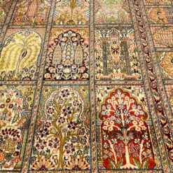 Šilkinis rankų darbo kilimas “Kashmir” 342x252x0,4 cm