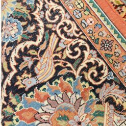 Šilkinis rankų darbo kilimas “Kerman” 380x275x0,5 cm