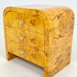 Art deco stiliaus riešutmedžio spintelės 2 vnt. Komplektas 42×57,5×58,5 cm