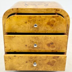 Art deco stiliaus riešutmedžio spintelės 2 vnt. Komplektas 42×57,5×58,5 cm