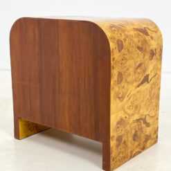 Art deco stiliaus riešutmedžio spintelės 2 vnt. Komplektas 42×57,5×58,5 cm