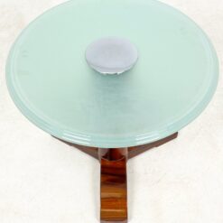 Vinažinis staliukas su stikliniu stalviršiu 55x55x52 cm