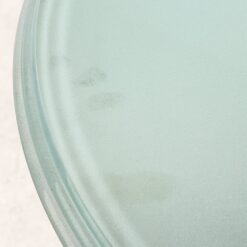 Vinažinis staliukas su stikliniu stalviršiu 55x55x52 cm