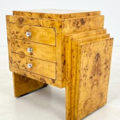 Art deco stiliaus riešutmedžio spintelės 2 vnt. Komplektas 42x62x62 cm