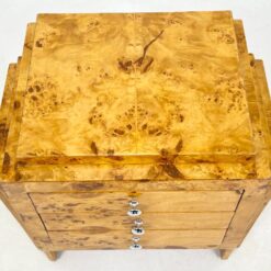 Art deco stiliaus riešutmedžio spintelės 2 vnt. Komplektas 42x62x62 cm