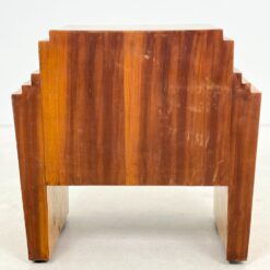 Art deco stiliaus riešutmedžio spintelės 2 vnt. Komplektas 42x62x62 cm