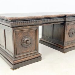 Masyvus ąžuolinis rašomasis stalas 91x172x77,5 cm