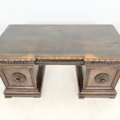 Masyvus ąžuolinis rašomasis stalas 91x172x77,5 cm