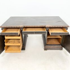 Masyvus ąžuolinis rašomasis stalas 91x172x77,5 cm