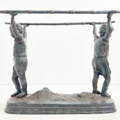 Bronzinės staliuko kojos 30x74x53 cm