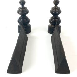 Žalvariniai židinio malkų laikikliai 2 vnt. Komplektas 8,5x41x20 cm