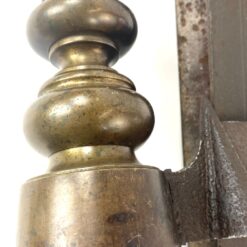 Žalvariniai židinio malkų laikikliai 2 vnt. Komplektas 8,5x41x20 cm