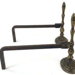 Žalvariniai židinio malkų laikikliai 2 vnt. Komplektas 12,5x35x24,5 cm