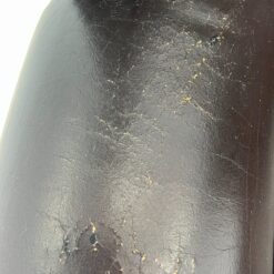 Klasikinio stiliaus odinis juodos spalvos fotelis 92x89x107 cm, 45 cm