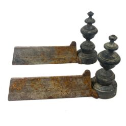Metaliniai židinio malkų laikikliai 2 vnt. Komplektas 8,5x32,5x19,5 cm