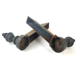 Metaliniai židinio malkų laikikliai 2 vnt. Komplektas 8,5×32,5×19,5 cm