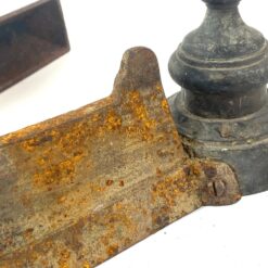 Metaliniai židinio malkų laikikliai 2 vnt. Komplektas 8,5×32,5×19,5 cm