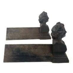 Ketaus židinio malkų laikikliai 2 vnt. Komplektas 9,5x33,5x20 cm