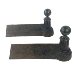 Metaliniai židinio malkų laikikliai 2 vnt. Komplektas 10x33x19 cm