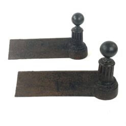 Metaliniai židinio malkų laikikliai 2 vnt. Komplektas 10x33x19 cm