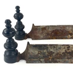 Metaliniai židinio malkų laikikliai 2 vnt. Komplektas 6,5x32x19 cm