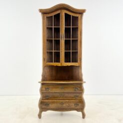 Kampinė dviejų dalių ąžuolinė indauja 56x79x186 cm