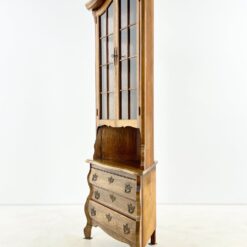 Kampinė dviejų dalių ąžuolinė indauja 56x79x186 cm