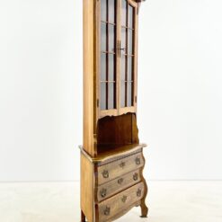 Kampinė dviejų dalių ąžuolinė indauja 56x79x186 cm