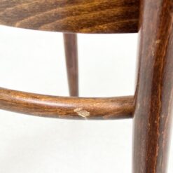 Thonet stiliaus medinis krėslas su ratanu 54×55,5×79 cm, 47 cm