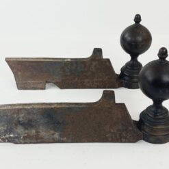 Metaliniai židinio malkų laikikliai 2 vnt. Komplektas 7,5x34x17 cm