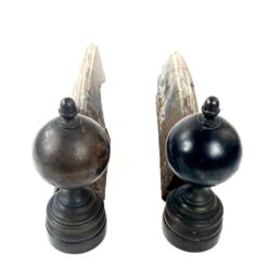 Metaliniai židinio malkų laikikliai 2 vnt. Komplektas 7,5x34x17 cm