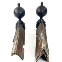 Metaliniai židinio malkų laikikliai 2 vnt. Komplektas 7,5x34x17 cm