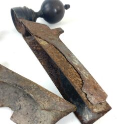 Metaliniai židinio malkų laikikliai 2 vnt. Komplektas 7,5x34x17 cm