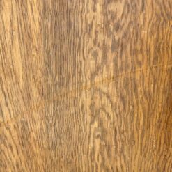 Ąžuolinis trijų stalčių sekreteras su oda 39x76x102 cm