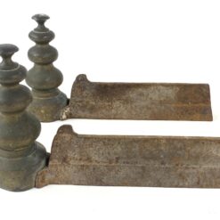 Žalvariniai malkų stovai – židinio dekoracijos 2 vnt. kompl. 9,5x39x21 cm